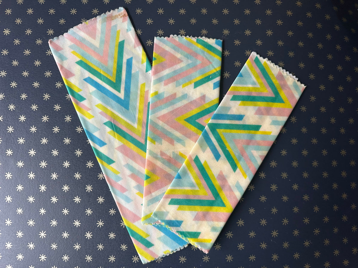 Reusable Beeswax Wraps, Set of 3