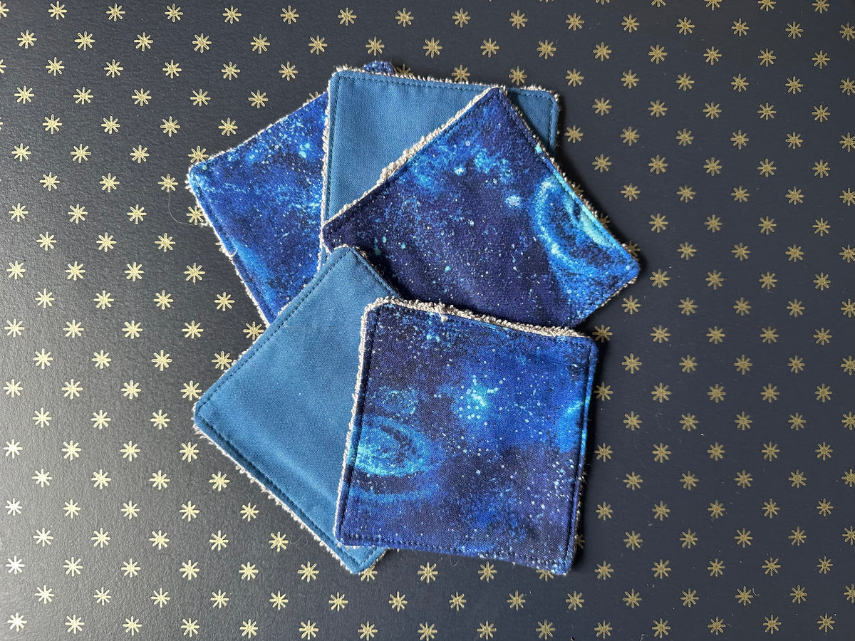 Reusable Face Wipes, Set of 5