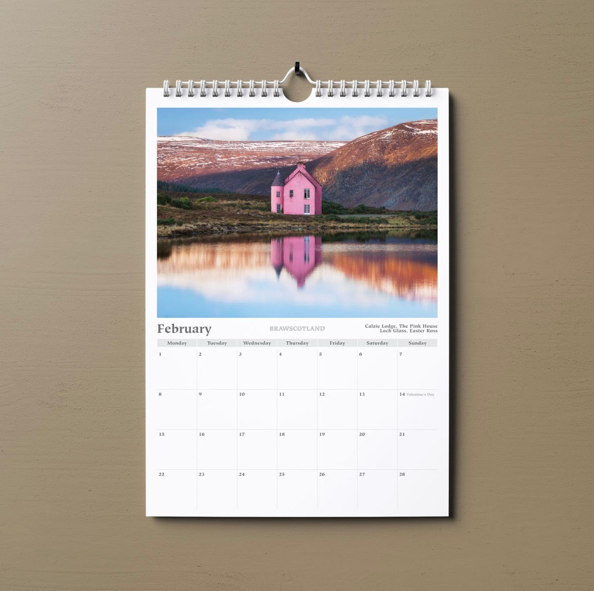 Scottish Highlands 2027 Wall Calendar